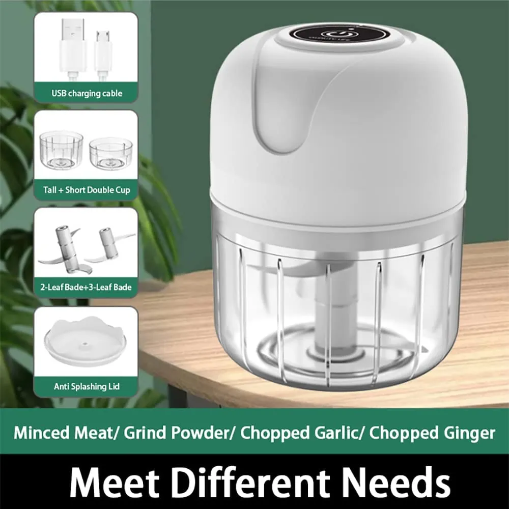 Effortless Food Chopping with Cordless Mini Food Processor Portable and Efficient Kitchen Appliance